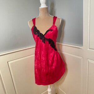 Vintage Lingerie Slip Dress Bundle Victoria's Secret Gold Label Satin & Lace M/L